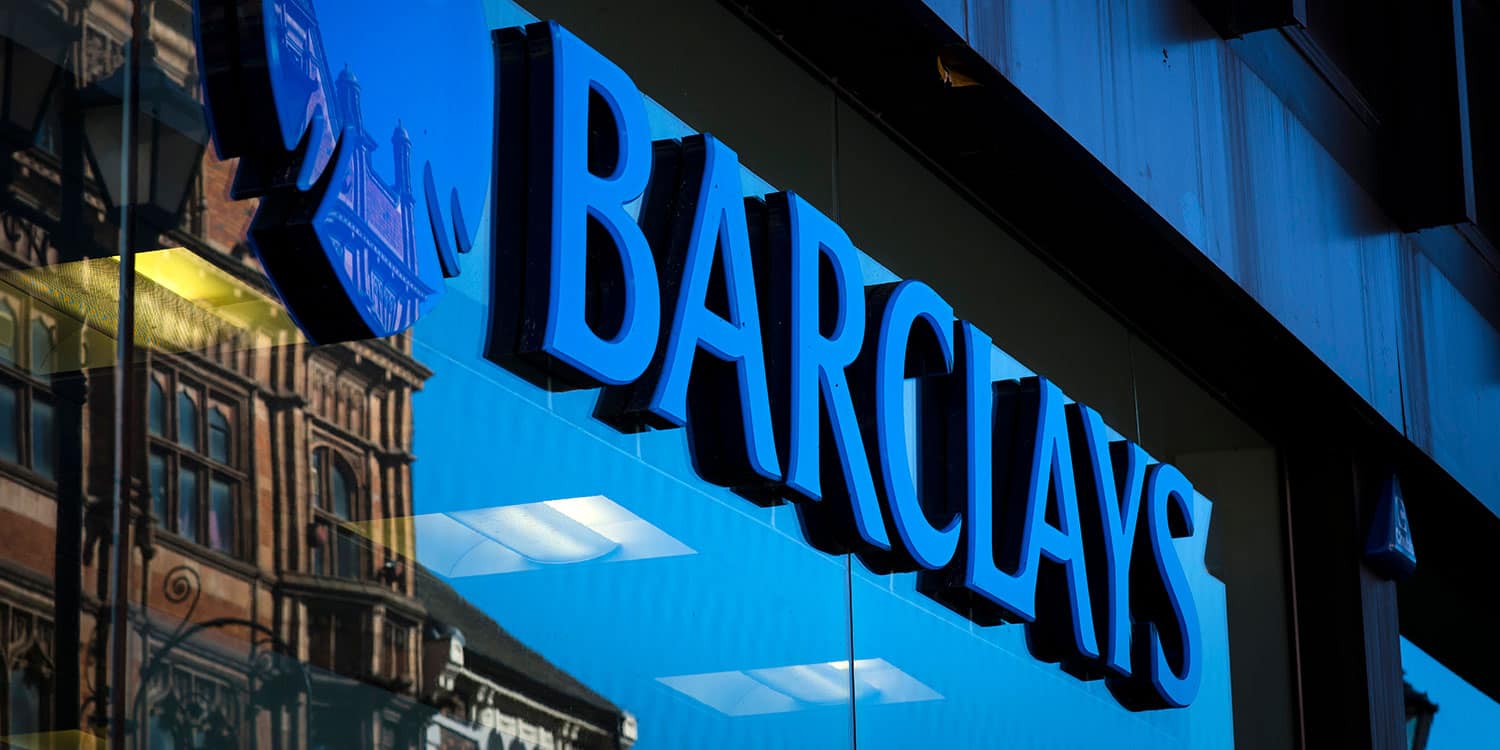 Photograph of the exterior of a Barclays Bank, which is one of the many banks offering a business bank account to UK limited companies.