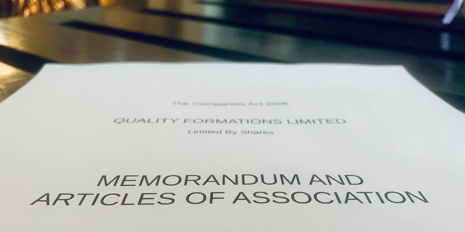 Memorandum and articles of association for UK limited companies Intended For Share Certificate Template Companies House