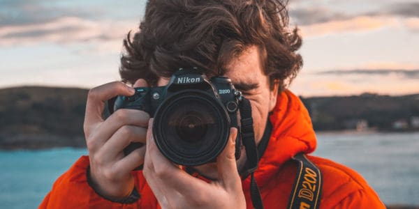 freelancer taking picture